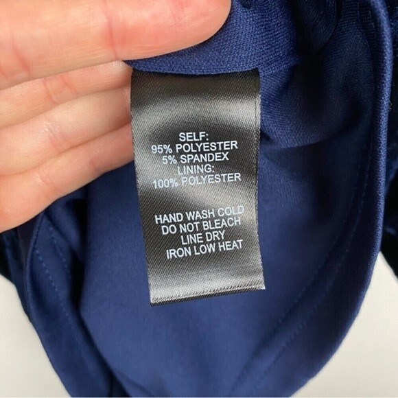 Lulu's A Little Crush Navy Blue Velvet Cold-Shoulder Bodycon Dress Size XS - Picture 11 of 12